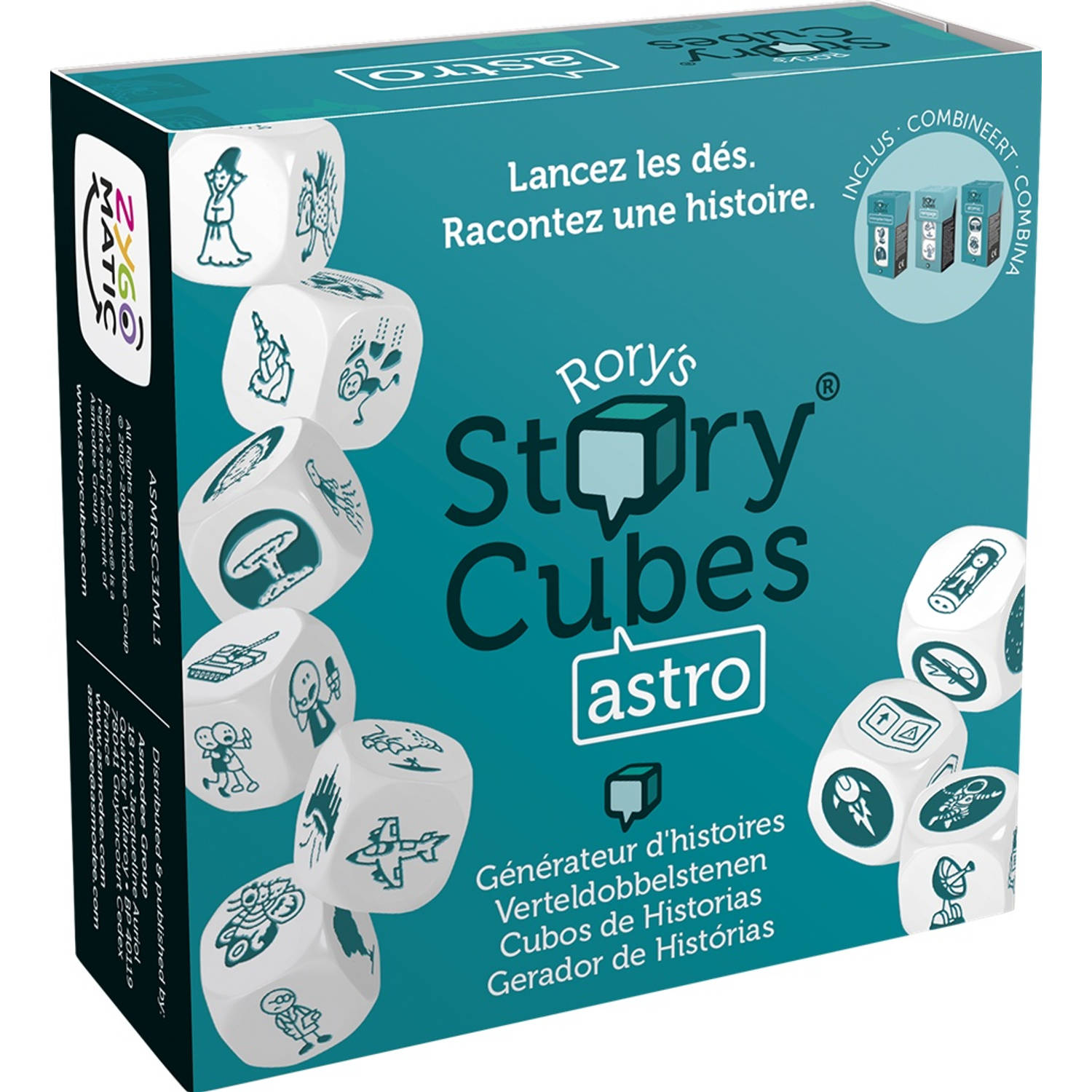 Zygomatic dobbelspel Rory's Story Cubes - Astro