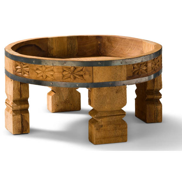 Chakki tafel - hout - 30x30x15 cm