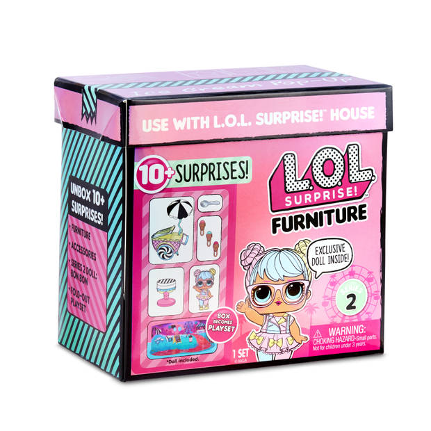 L.O.L. Surprise Furniture Ice Cream Pop-Up with Bon Bon