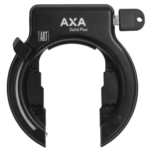AXA ringslot Solid Plus ART** spatbordbevestiging zwart
