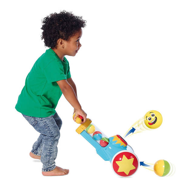 Tomy loopwagen Toomies Rol op & Schiet uit 42,5 cm multicolor