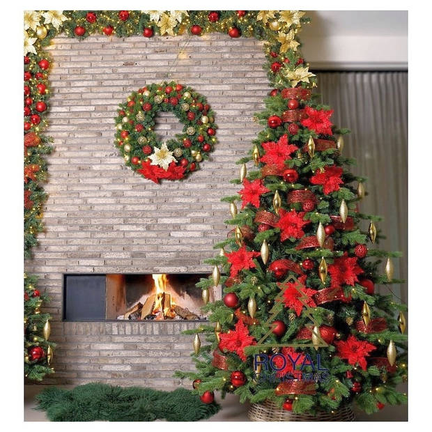 Royal Christmas Kunstkerstboom Spitsbergen 180cm met LED + Smart Adapter