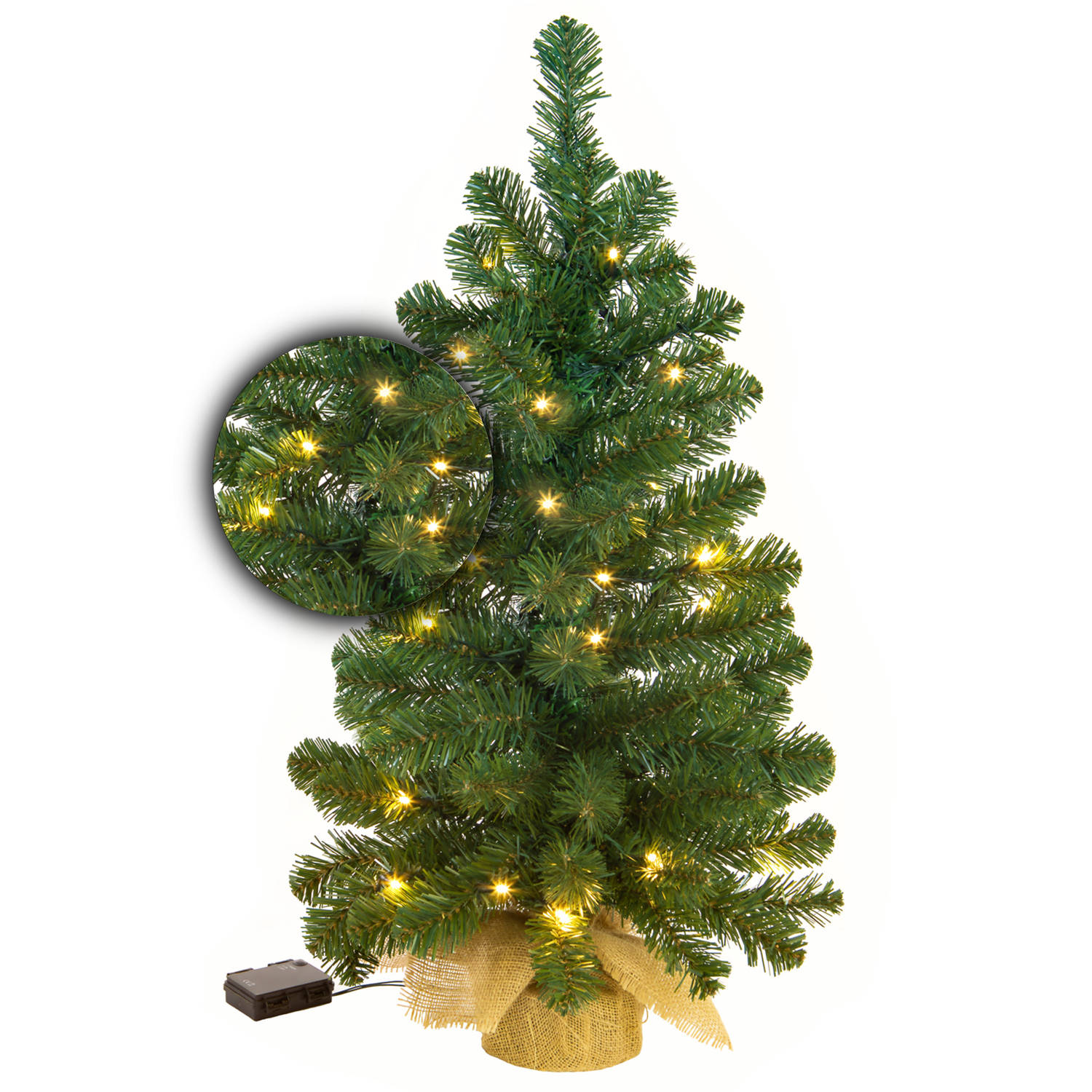 Kerstboom Verlicht Excellent TreesÂ® LED Jarbo Green 60 cm 35 lights