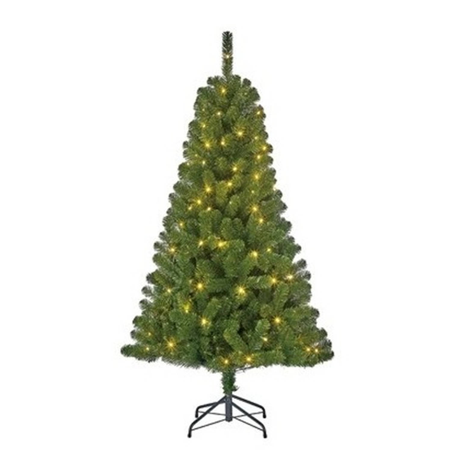 Tweedekans kunst kerstboom 155 cm -met verlichting Kunstkerstboom