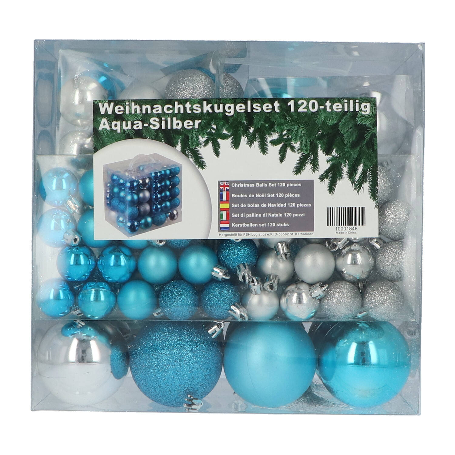 onpeilbaar Helderheid Uitputting Kunststof Kerstballen set 120 ballen - binnen buiten - Blauw/Zilver |  Blokker