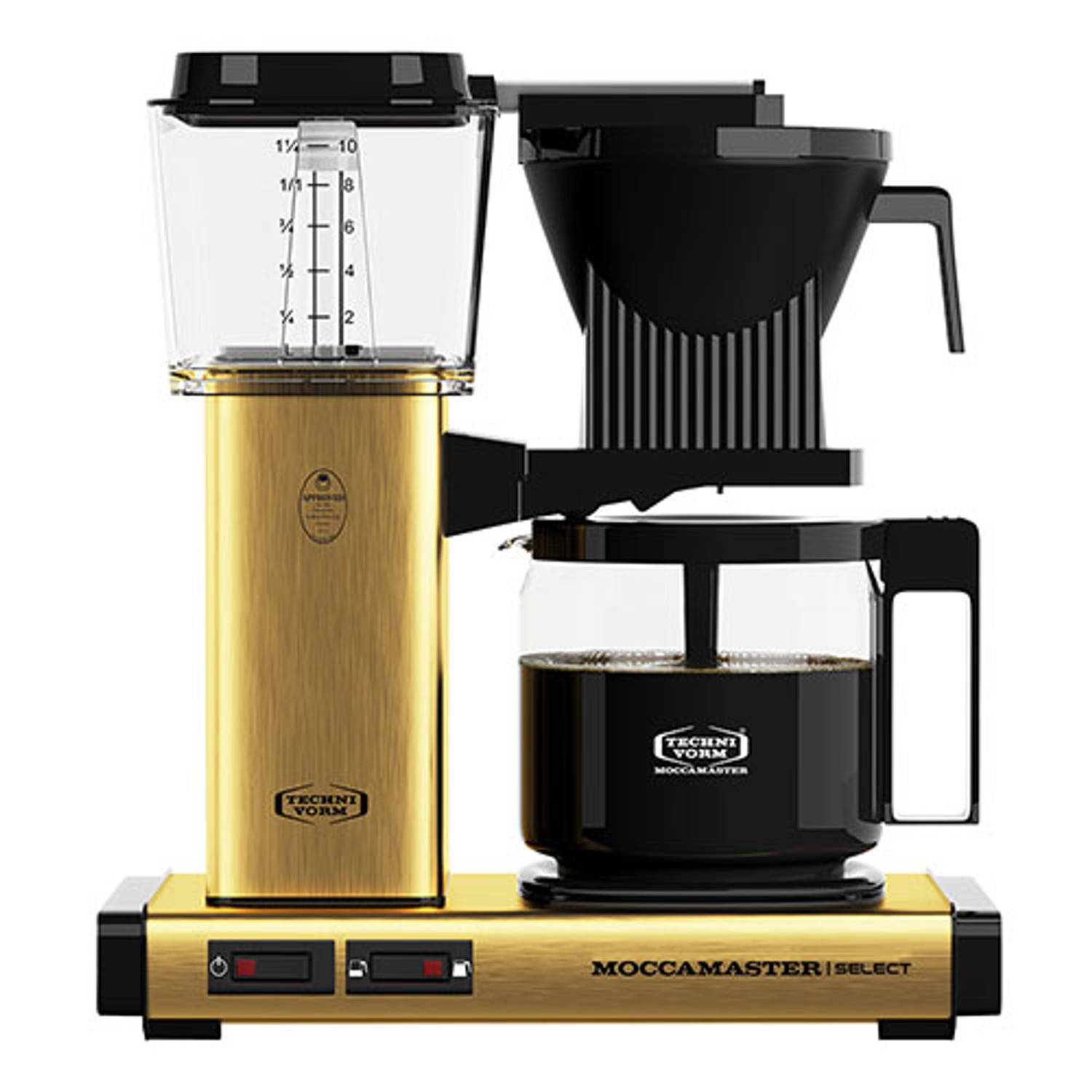 Filterkoffiemachine KBG Select, Brushed Brass - Moccamaster