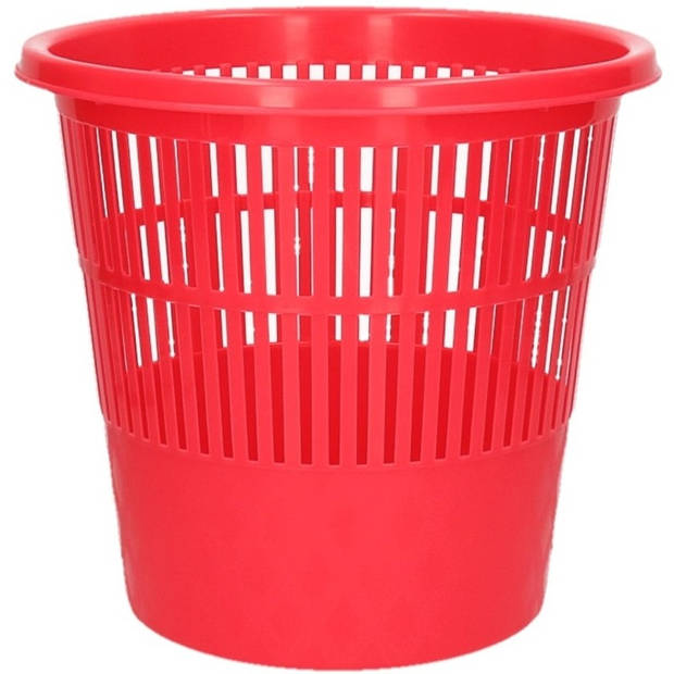 Rode afvalbak/prullenmand 20 liter - Prullenmanden