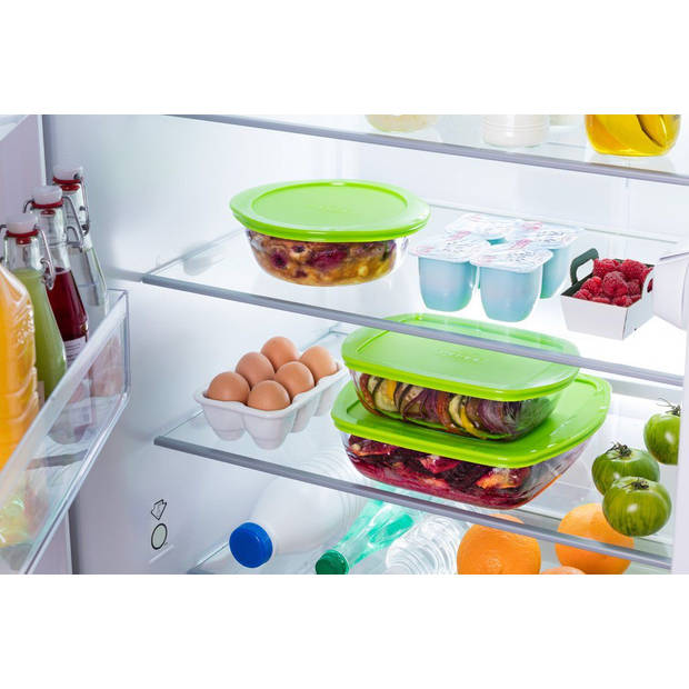 Pyrex - Schaal Rechthoek met Deksel, 4,5 liter - Pyrex Cook & Store