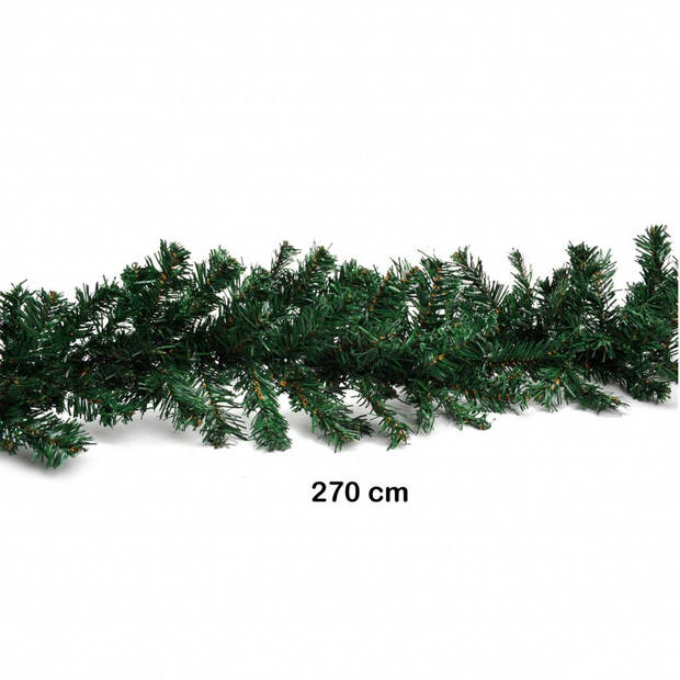 Guirlande - groen - 270cm - 180 tips