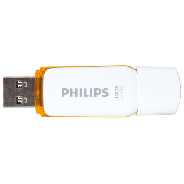 Philips USB-stick Snow USB 3.0 128 GB wit en oranje