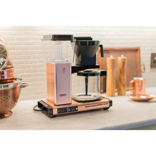Filterkoffiemachine KBG Select, Brushed Brass – Moccamaster