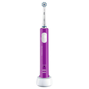 Oral-B elektrische tandenborstel Junior 6+ paars - 1 poetsstand
