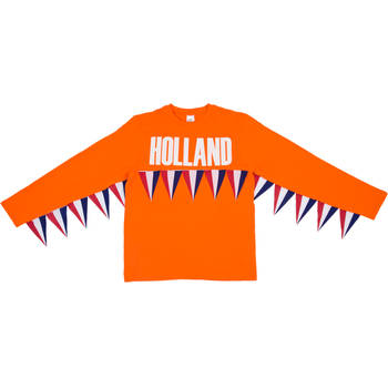 T-shirt vlaggenlijn Nederland S-M