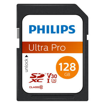 Philips FM12SD65B - SDXC kaart 128GB - Class 10 - UHS-I U3