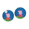 1x Peppa Pig thema lampion rond 25 cm - Feestlampionnen