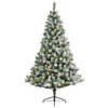 Kunst kerstboom Imperial pine met sneeuw en verlichting150 cm - kunstbomen