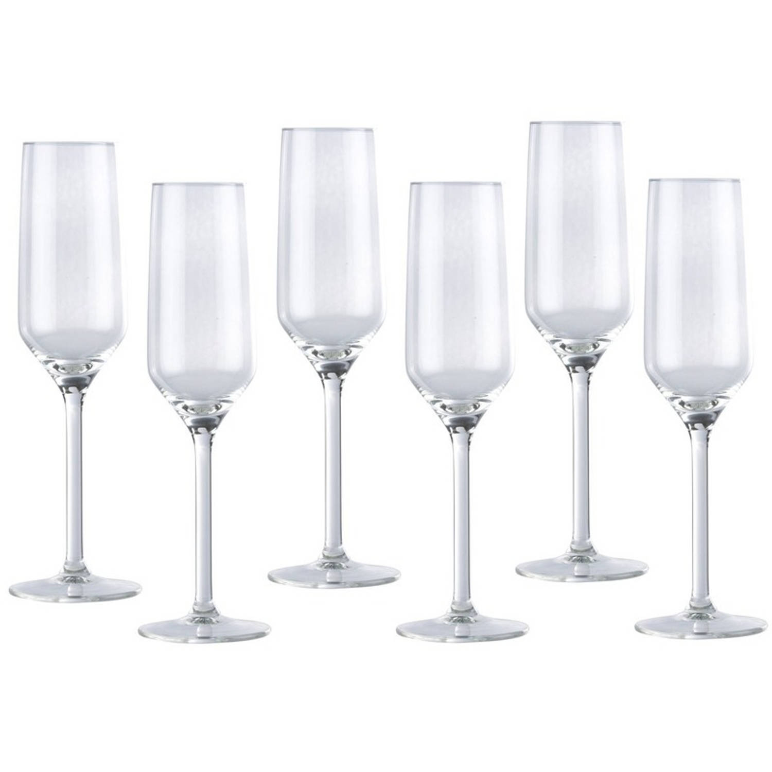 48x Champagneglas/glazen 22 centiliter - Champagneglazen