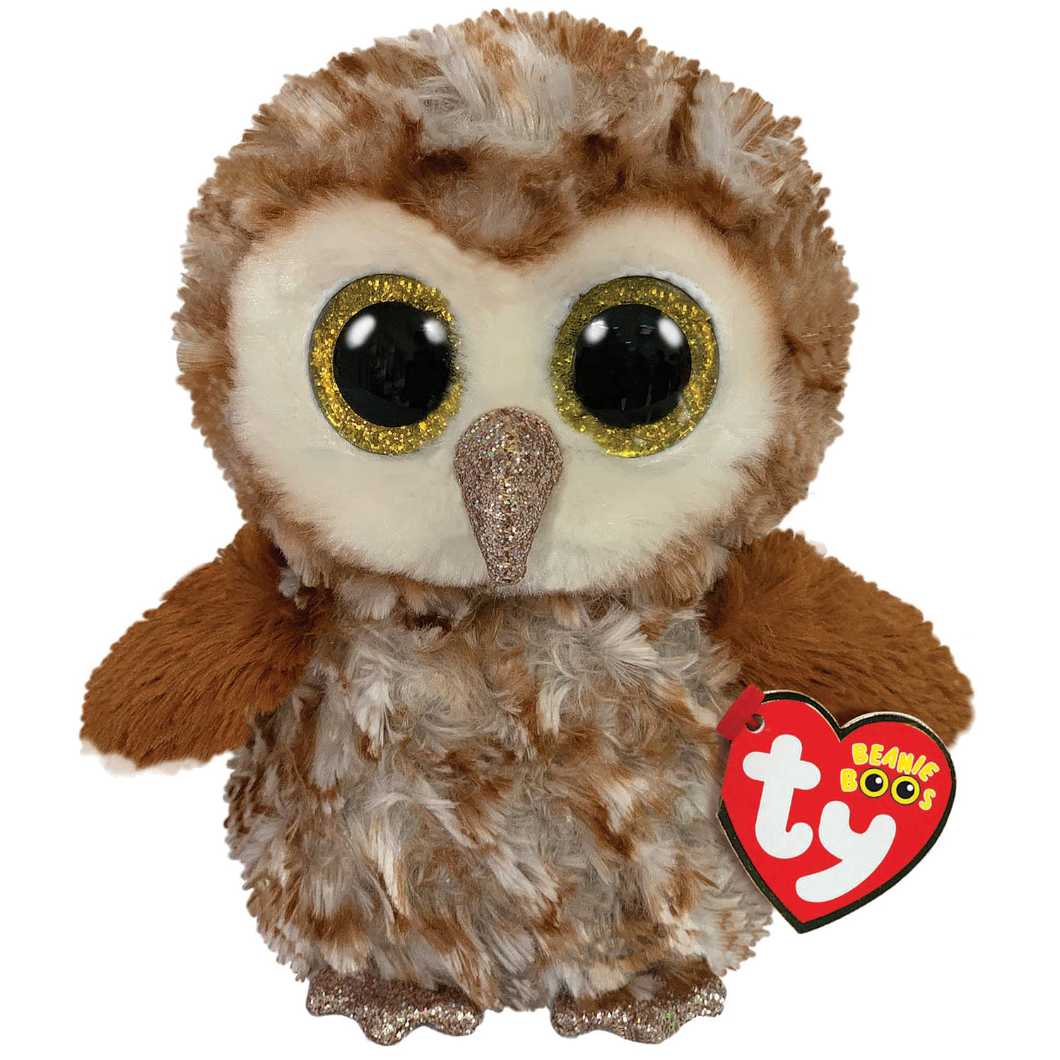 Ty - Knuffel - Beanie Boos - Percy Owl - 15cm