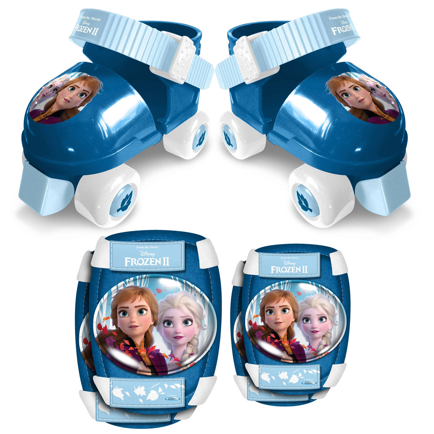 Disney rolschaatsen met bescherming Frozen 2 blauw maat 23 27