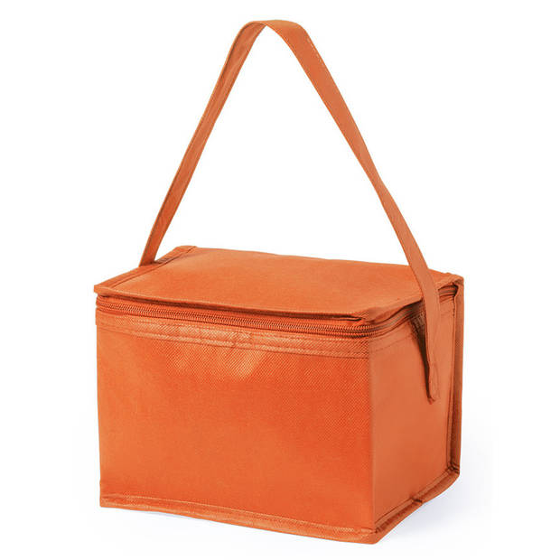 Strand sixpack mini koeltasjes oranje - Koeltas