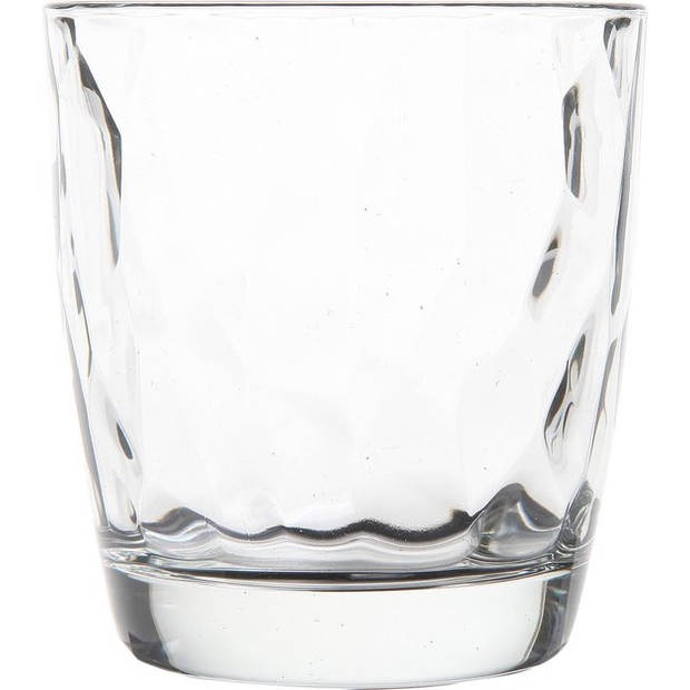 Set van 6x stuks waterglazen/drinkglazen transparant 300 ml - Drinkglazen