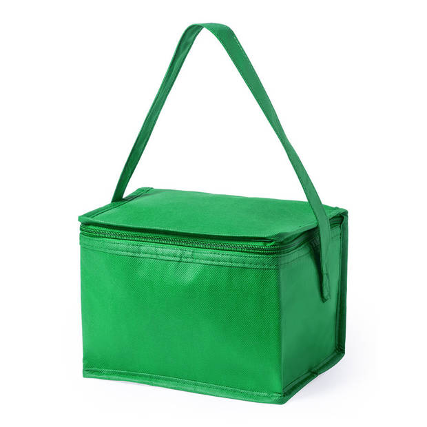 Strand sixpack mini koeltasje groen inclusief 2 koelelementen - Koeltas