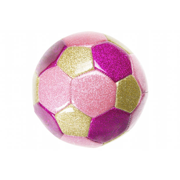 LG-Imports minivoetbal 15 cm roze