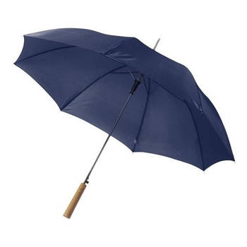 Blauwe grote paraplu van 102 cm doorsnede - Paraplu's