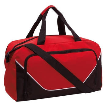 Sporttas 29 liter rood/zwart - Sporttassen
