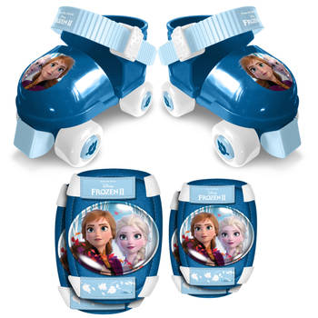 Disney rolschaatsen met bescherming Frozen 2 blauw maat 23-27