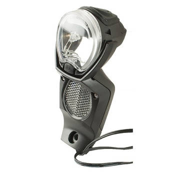 Gazelle koplamp Fenderlight V2 Innergy halogeen naafdynamo zwart