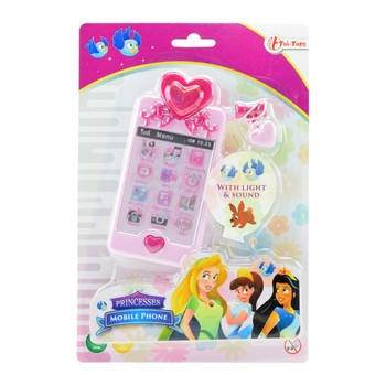 Toi-Toys prinsessen telefoon met licht en geluid roze