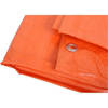 Oranje afdekzeil / dekkleed 2 x 3 m - Afdekzeilen
