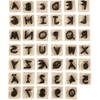 Creotime foam stempels letters & cijfers 3 x 3 cm 41-delig