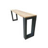 Wood4you- Side table enkel 78Hx180LX38Dcm eikenhout antraciet