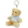 Teddybeer/beren kleine pluche sleutelhangers 10 cm - Knuffel sleutelhangers