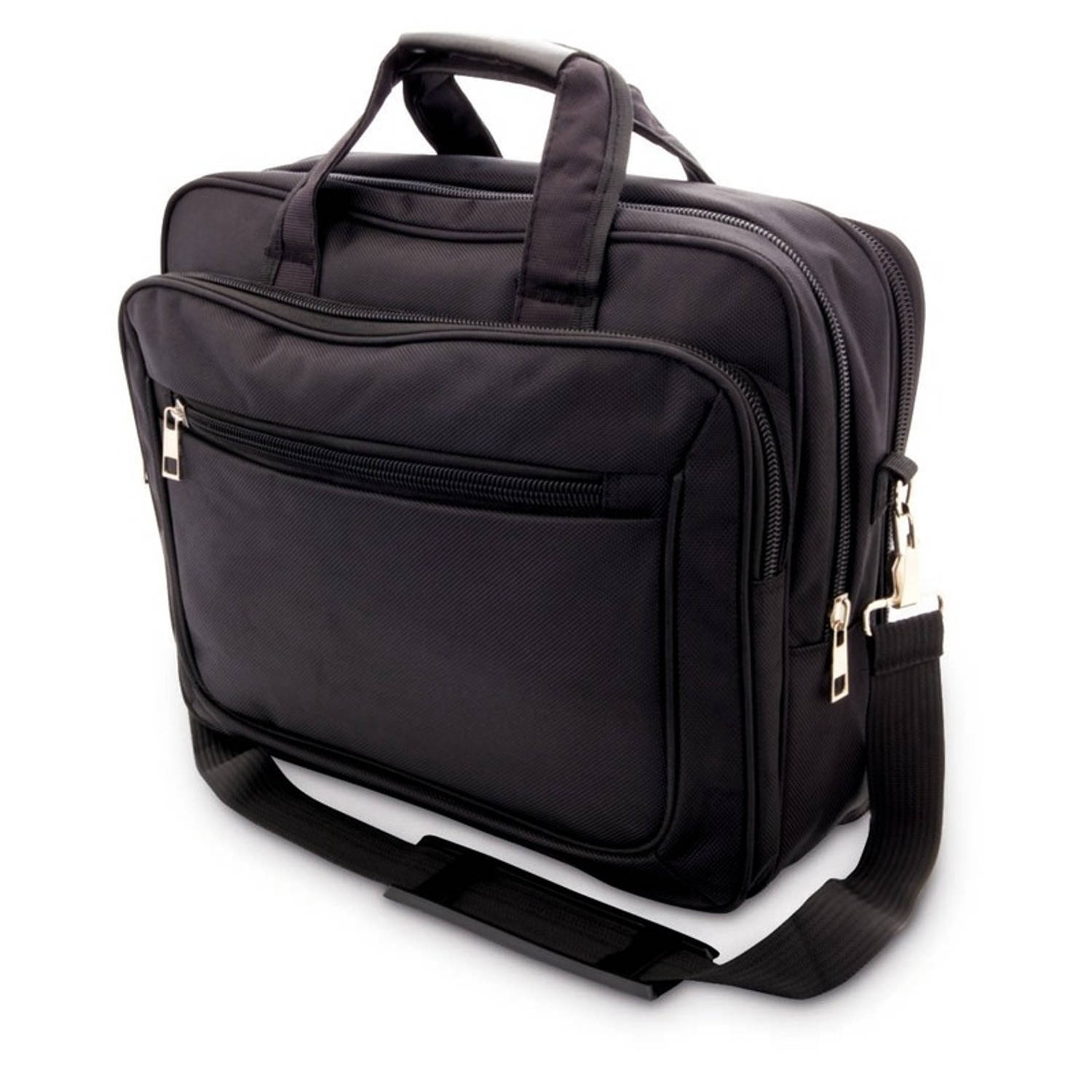 Aktetas-laptoptas 15,6 inch zwart 20 liter Zakelijke schoudertassen