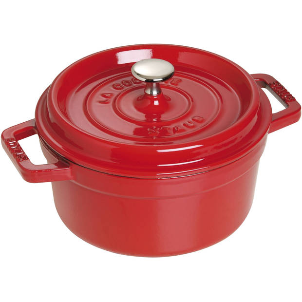 Staub Braadpan / Cocotte - Kersenrood - ø 20 cm / 2.2 liter