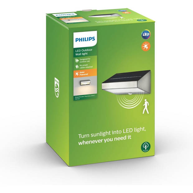 Philips - myGarden Greenhouse Wandlamp - LED - Inox