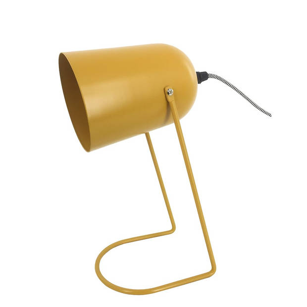 Leitmotiv tafellamp Enchant 18 cm E14 staal 40W geel