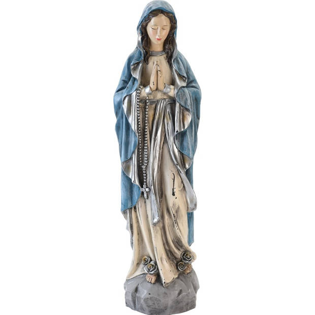Kerstbeelden biddende Maria 49 cm - Kerstversieringen/kerstdecoratie kerstfiguren woonaccessoires
