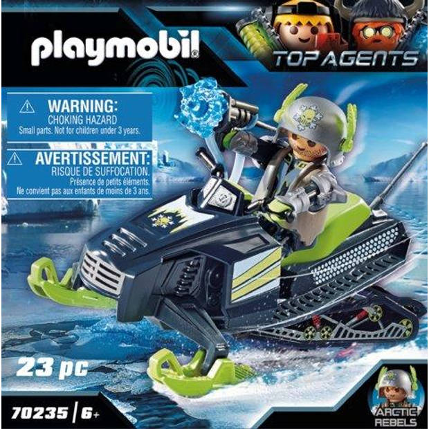 Playmobil Top Agents arctic rebels sneeuwscooter 70235