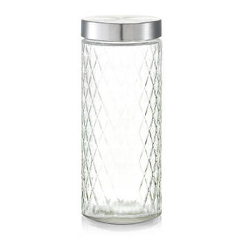 Zeller - Storage Glass 2000 ml w. metal lid
