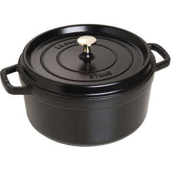 Staub Braadpan / Cocotte - Zwart - ø 26 cm / 5.2 liter