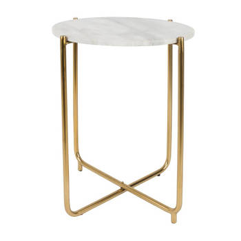 Vestbjerg - side table timpa marble white