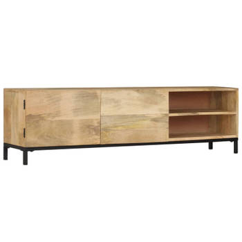 vidaXL Tv-meubel 145x30x41 cm massief mangohout