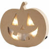 Halloween Pompoen Halloween decoratie met licht 22 cm - Feestdecoratievoorwerp