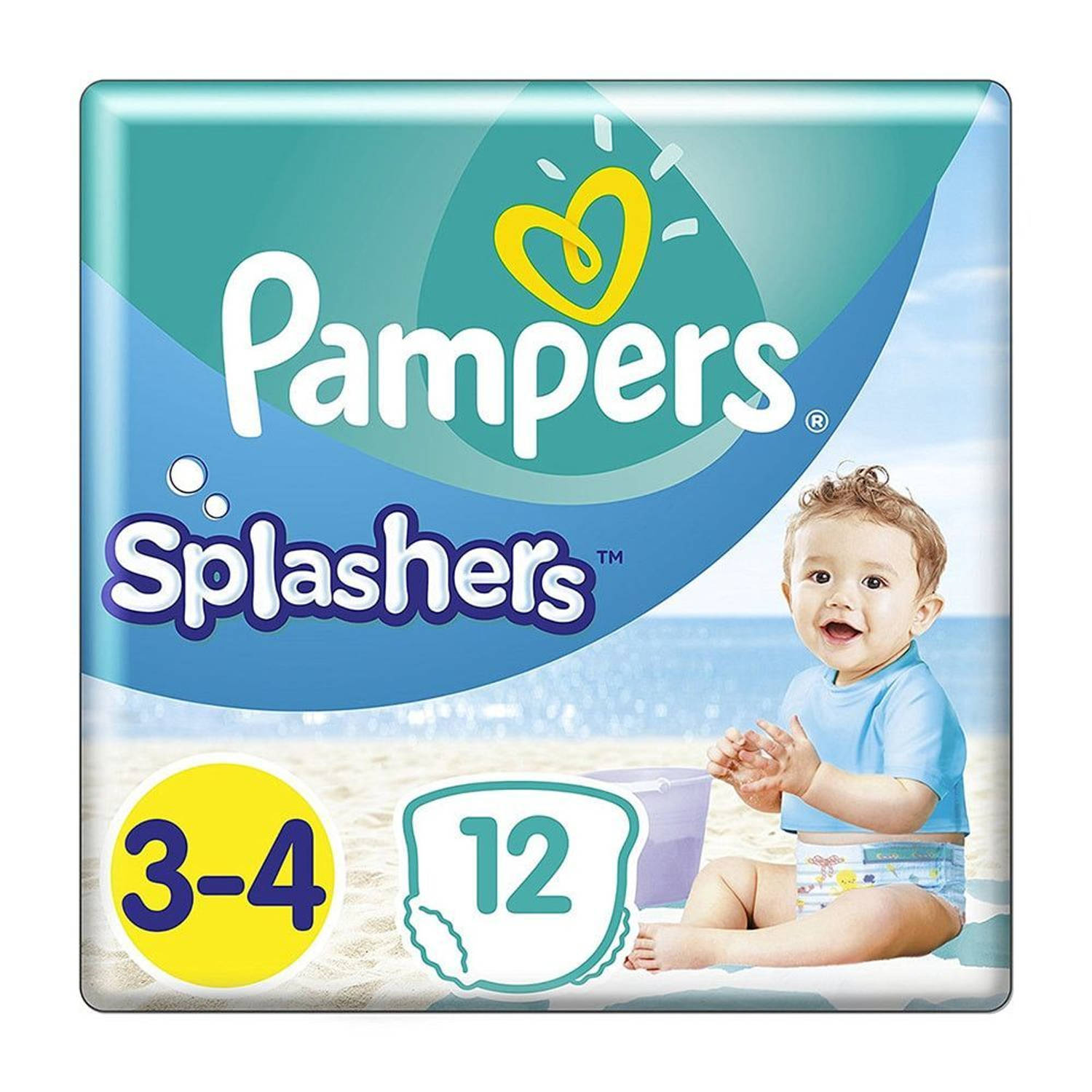 Pampers Splashers 12 Wegwerpbare Zwemluiers