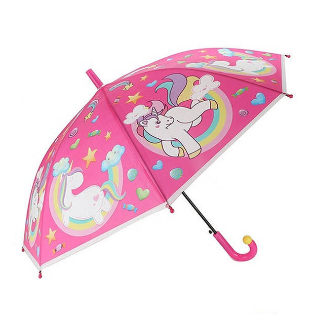 TOM kinderparaplu Unicorn Dream Horse meisjes 80 cm roze