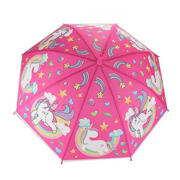 TOM kinderparaplu Unicorn Dream Horse meisjes 80 cm roze